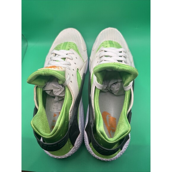 Nike Air Huarache Action Green Off White Sneakers 318429-304 Mens Size 11